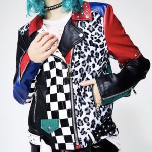 Dolls Kill Oppositez Attract Moto Jacket